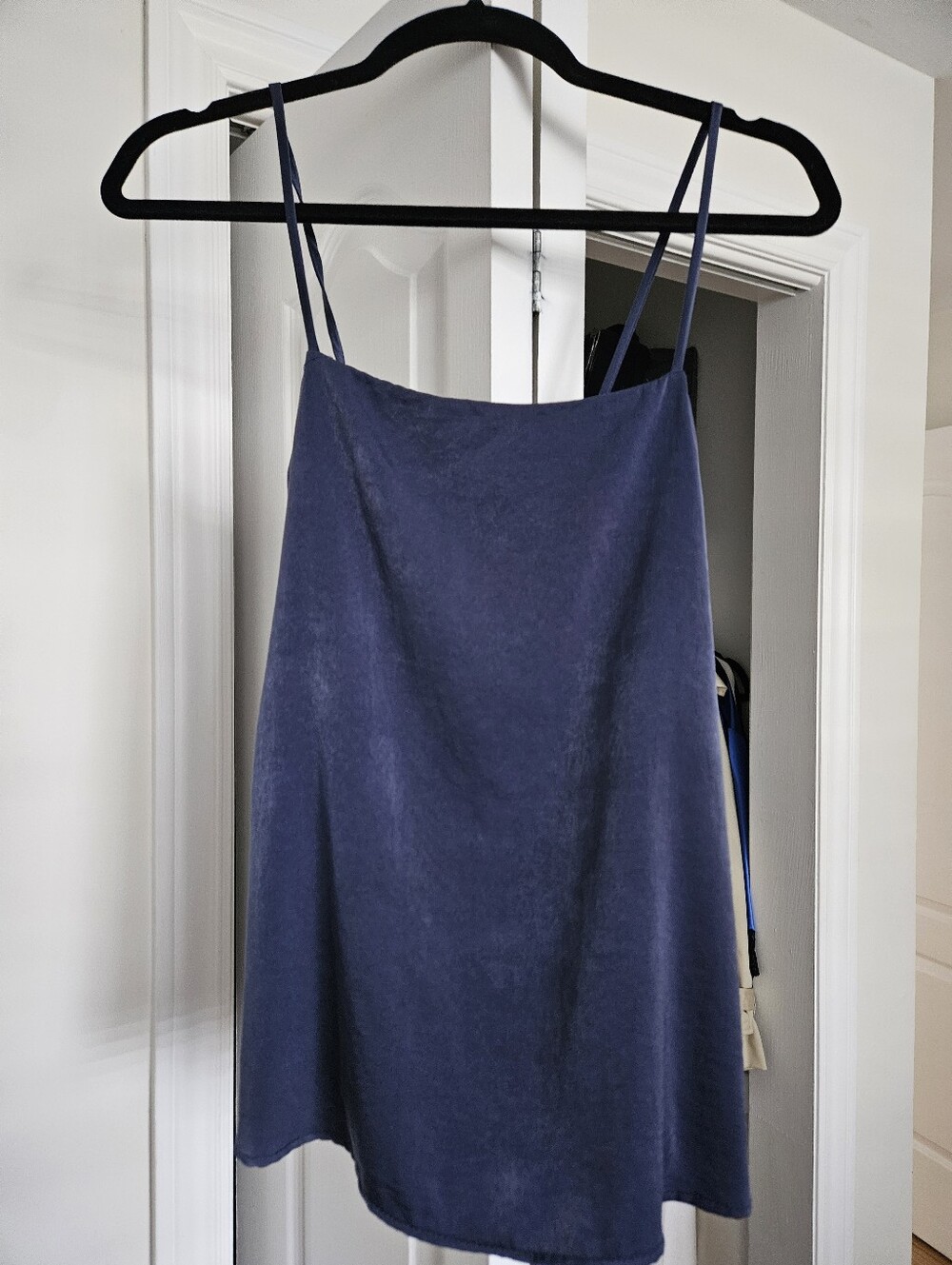 Editorial Boutique-Blue Satin Top